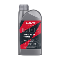 Моторное масло для мотоциклов RIDE SPECIAL 4Т 10W40 SN LAVR 1л
