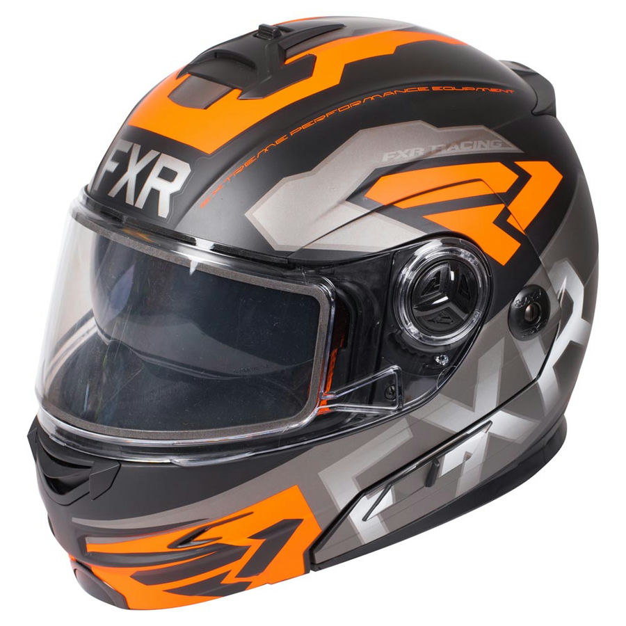 Шлем с подогревом. Шлем FXR fuel Modular EVO Black/Char/Orange 190624-1030. Шлем FXR fuel. Шлем FXR fuel Modular EVO, взрослые. Шлем модуляр FXR EVO.