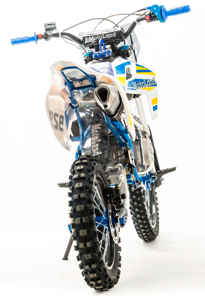 Мотоцикл Кросс Motoland TCX140 синий