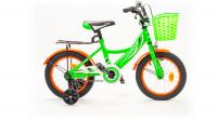 Детский велосипед 14 KROSTEK WAKE (зеленый)