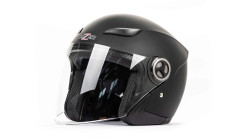 Шлем мото открытый HIZER 226 (M) matte-black