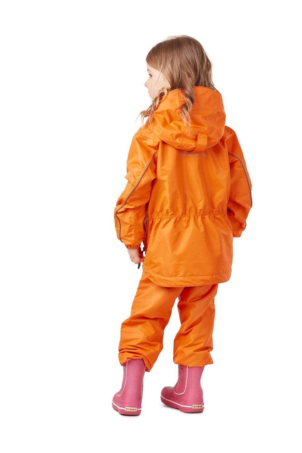 Детский комплект дождевой (куртка, брюки). EVO Kids ORANGE (мембрана) (р. 140-146) купить за 6 200 руб.