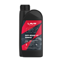 Моторное масло для мотоциклов GT OFF ROAD 4T 10W-40 SM LAVR 1л.