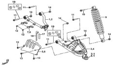 511158KSY SHOCK ABSORBER ASSY., FRONT(EVOR)(FLO. YELLOW) для квадроцикла TGB