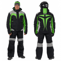 Снегоходный костюм S-Pro (зеленые вставки)