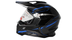 Шлем мото мотард HIZER B6197-1 (M)