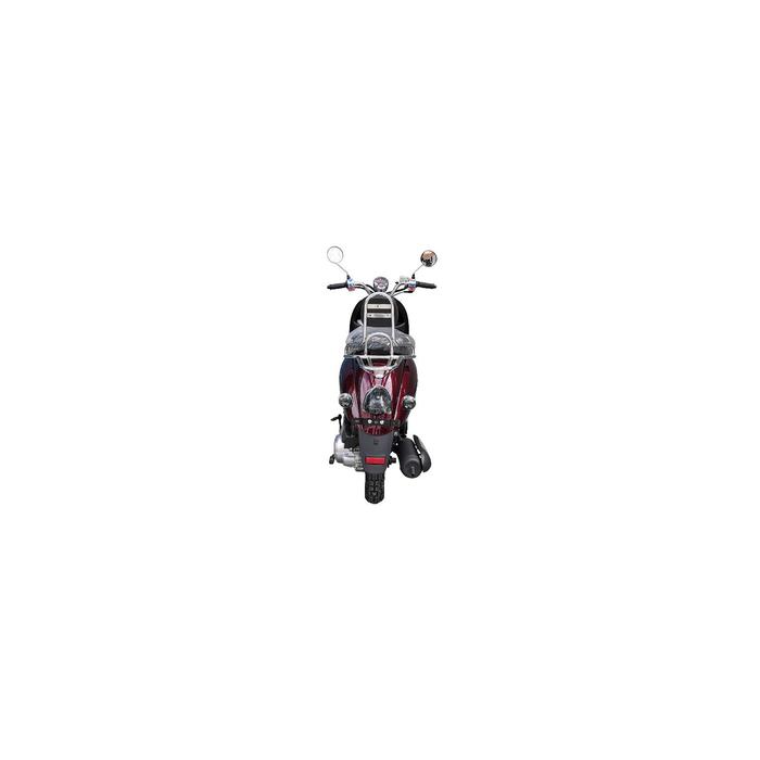 Скутер VENTO RETRO 49cc (150) сигнализация (RED (Вишня))