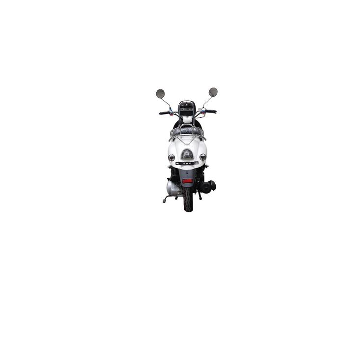 Скутер VENTO RETRO 49cc (150) сигнализация (WHITE (Теплый))