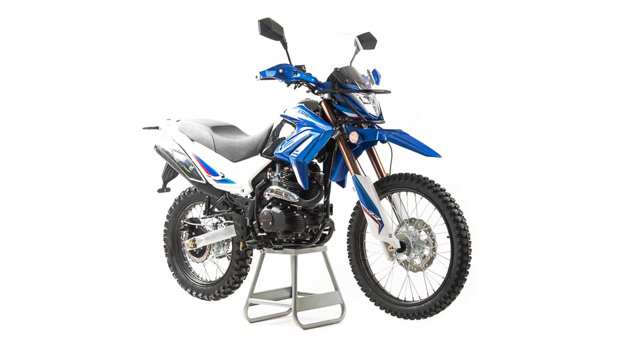 Мотоцикл Кросс Motoland XR250 ENDURO (165FMM) синий