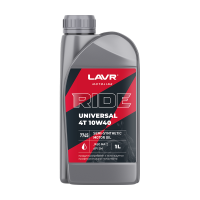 Моторное масло для мотоциклов RIDE UNIVERSAL 4T 10W40 SM LAVR 1л