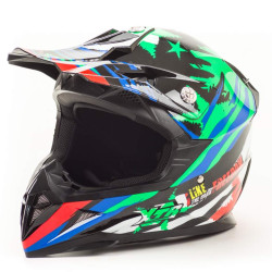 Шлем мото кроссовый HIZER 211 (S)