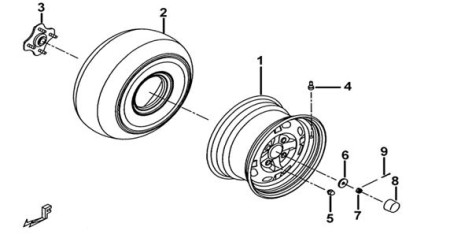 N13803 Гайка для квадроцикла TGB купить за 1 302 ₽