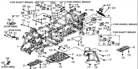GA501NT01 Гайка для квадроцикла TGB купить за 186 ₽