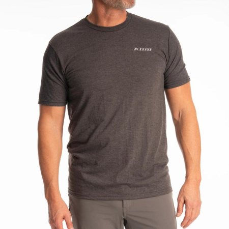 Футболка Klim Frontier Tri-blend Tee Heathered Charcoal - High-rise купить за 5 313 руб.