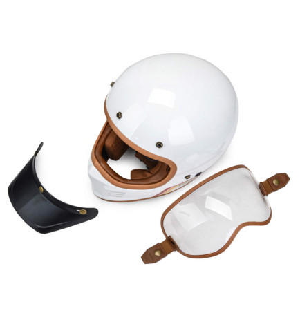 Шлем мото мотард HIZER 252 #1 купить за 11 000 ₽