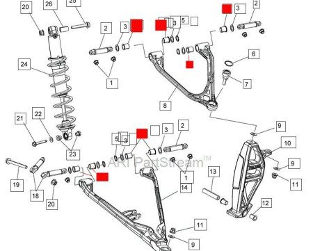 Втулка рычага Polaris 850 PRO RMK Patriot, Khaos (Платформа Axys 2016-*) купить за 200 ₽