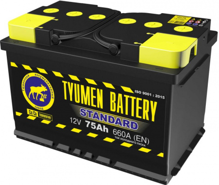 75 п.п. Tyumen Battery "STANDARD" 660А (278*175*190) купить за 6 070 руб.