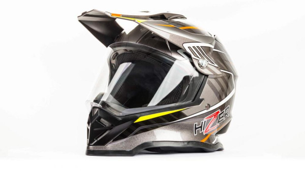 Шлем мото мотард HIZER B6197-1  #2 купить за 9 100 ₽