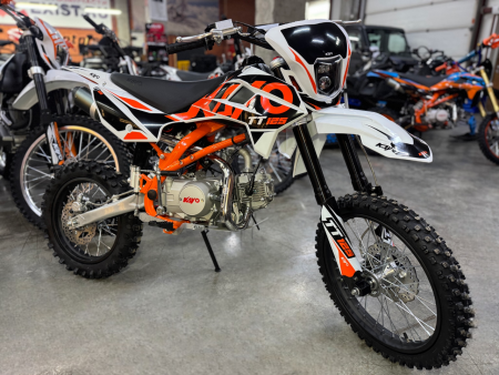 ПИТБАЙК KAYO BASIC K125EM 17/14 KRZ (МЕХАН. СЦЕПЛ., ЭЛ. СТАРТЕР)