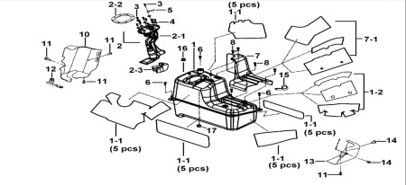 GA556SC01 Болт для квадроцикла TGB купить за 93 ₽