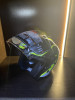 Шлем мото открытый GTX 278 №2 (L) BLACK/FLUO YELLOW WHITE (2 визора) купить за 9 400 ₽