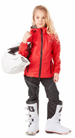 Детский комплект дождевой (куртка, брюки) EVO Kids RED (мембрана)