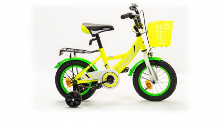 Детский велосипед 12 KROSTEK WAKE (желтый) купить за 7 370 руб.