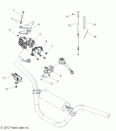 5439099 Блок курка газа для снегоходов Polaris купить за 3 800 ₽
