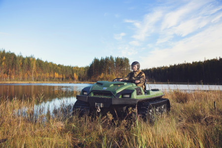 Вездеход на шинах низкого давления TINGER Armor