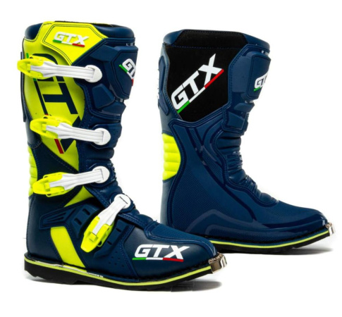 Мотоботы GTX MX #1 blue/green (р. 42) купить за 17 600 руб.