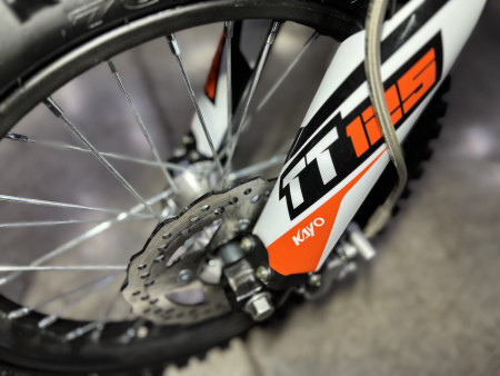 ПИТБАЙК KAYO BASIC K125EM 17/14 KRZ (МЕХАН. СЦЕПЛ., ЭЛ. СТАРТЕР)