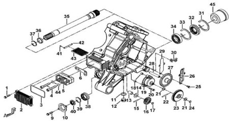 R01602 Кольцо стопорное для квадроцикла TGB купить за 651 ₽