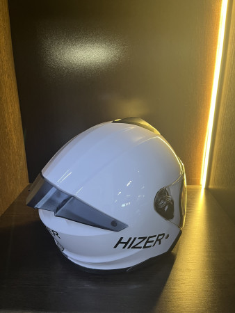 Шлем мото открытый HIZER J232 №1 (M) white (2 визора) купить за 5 500 ₽