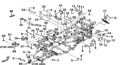 517959 Кронштейн для квадроцикла TGB купить за 3 069 ₽