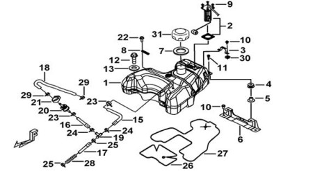 S20802 Болт для квадроцикла TGB купить за 186 ₽