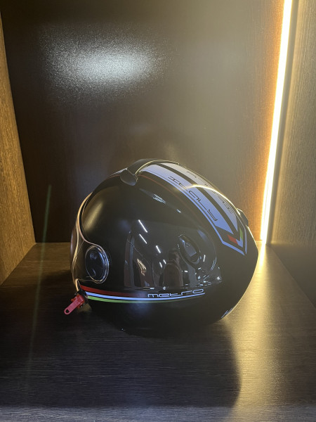 Шлем мото открытый HIZER 217 №2 (L) black