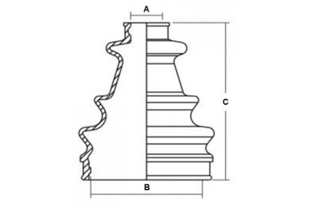 2204460 Пыльник Polaris / Kit-Boot,inboard(85-9453 купить за 6 000 ₽