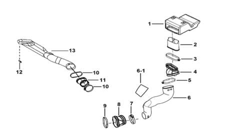 910668 Воздуховод крышки вариатора для квадроцикла TGB купить за 4 650 ₽