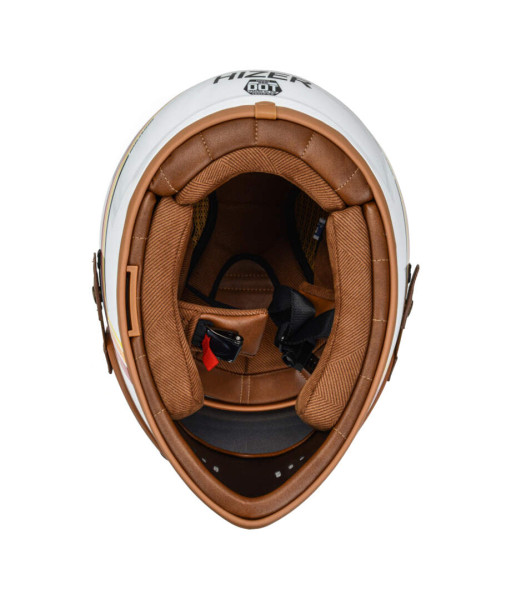 Шлем мото мотард HIZER 252 #1