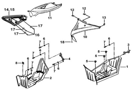 GA552NT01 Гайка закладная для квадроцикла TGB купить за 186 ₽