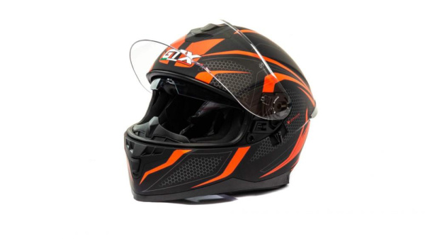 Шлем мото интеграл GTX 5672 (L) #4 BLACK/RED GREY купить за 9 100 руб.